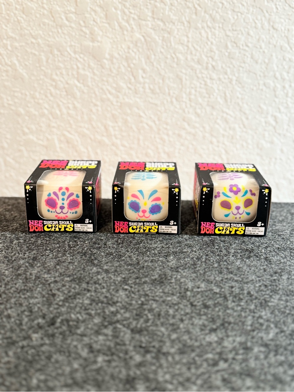 NeeDoh Sugar Skull Cats